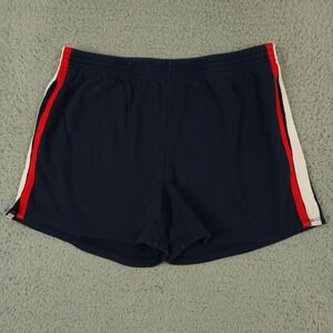 J Crew Shorts Womens Small Blue Side Stripe Terry Boxer Pull On Lounge Casual